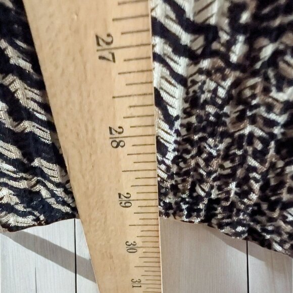 Aqua Blues PLus Size 2X Zebra Animal Print Sheer Open Cardigan Jacket USA MAde - Picture 5 of 6